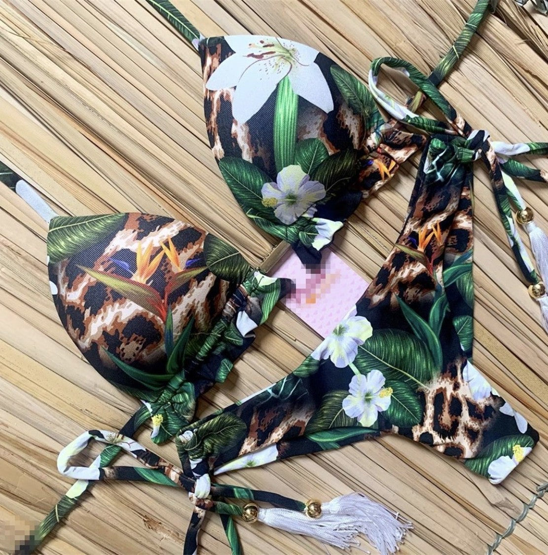 Floral Vintage Bikini Sexy Swimwear