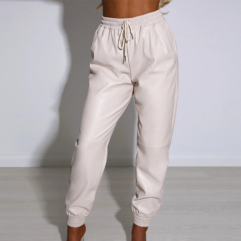 Spring Elastic Waist All-Match Casual Harem Pants