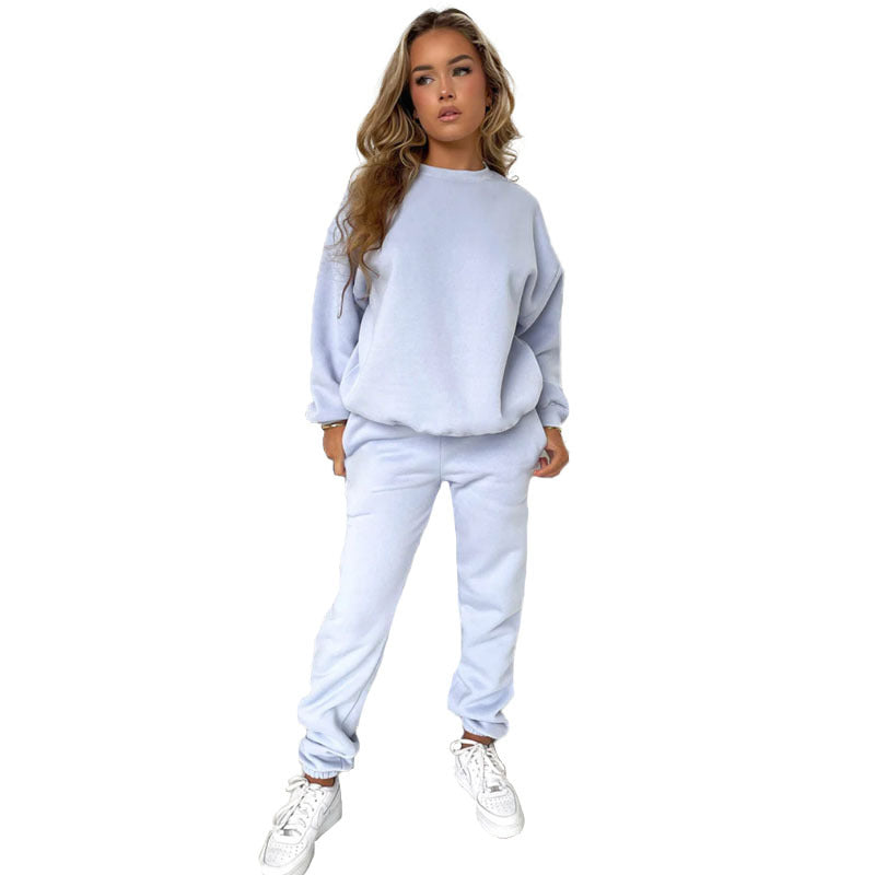 Women Casual Pullover Sweat Suit