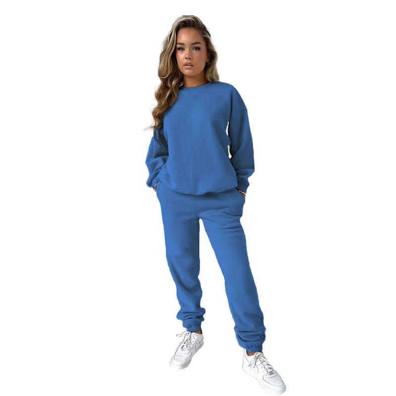 Women Casual Pullover Sweat Suit