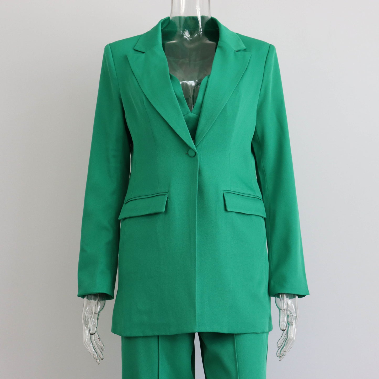 Suri Blazer Bra Vest Bell Bottom Pant Suit