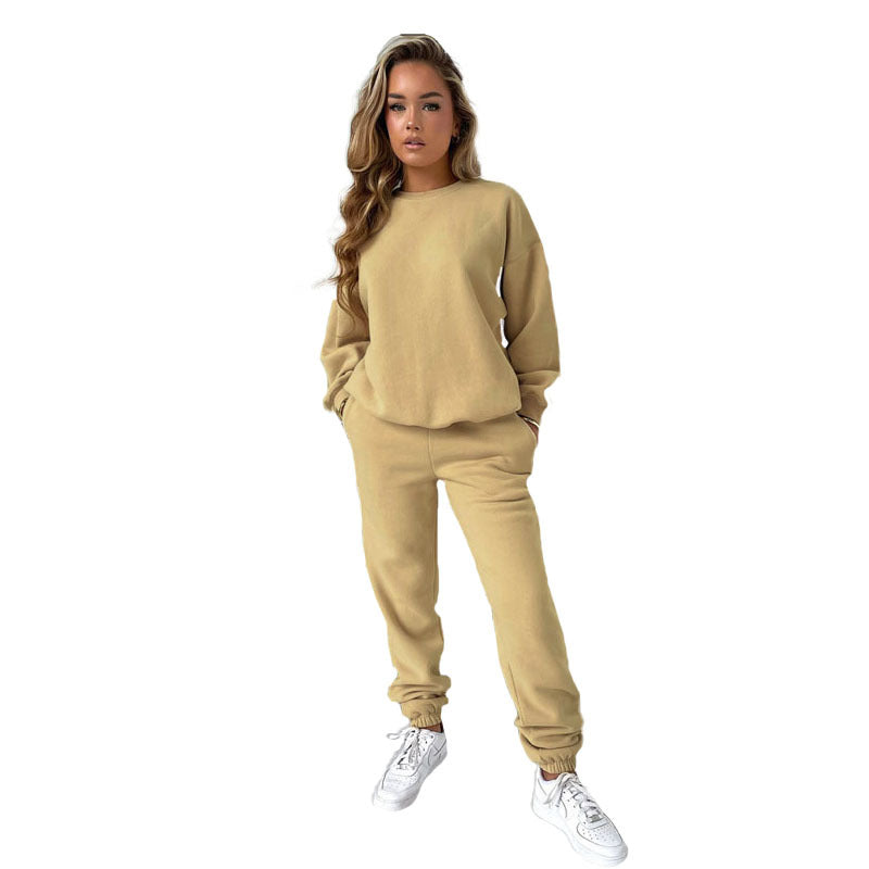 Women Casual Pullover Sweat Suit