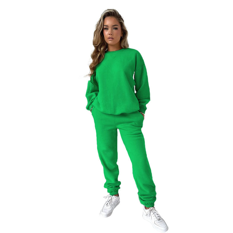 Women Casual Pullover Sweat Suit