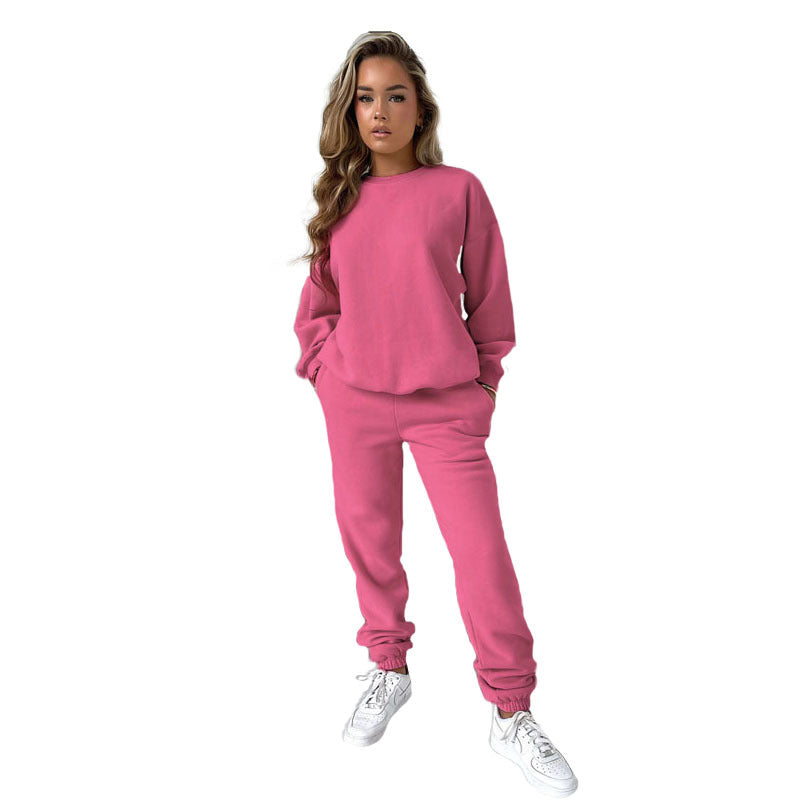 Women Casual Pullover Sweat Suit