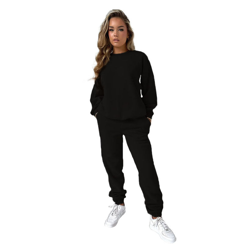 Women Casual Pullover Sweat Suit