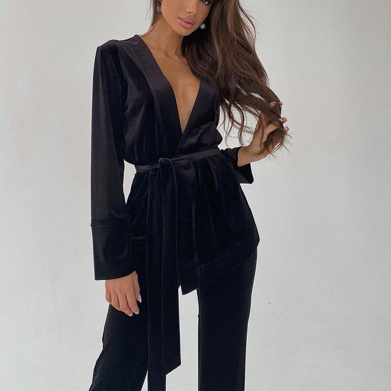 Night Out Elegant Velvet Set