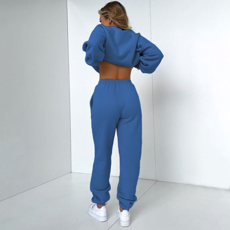 Women Casual Pullover Sweat Suit