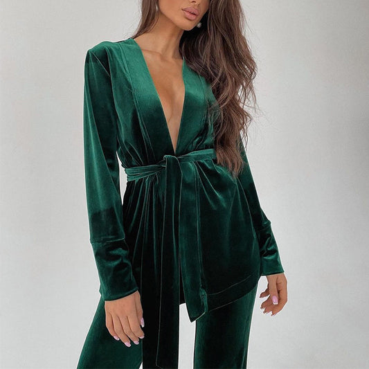 Night Out Elegant Velvet Set